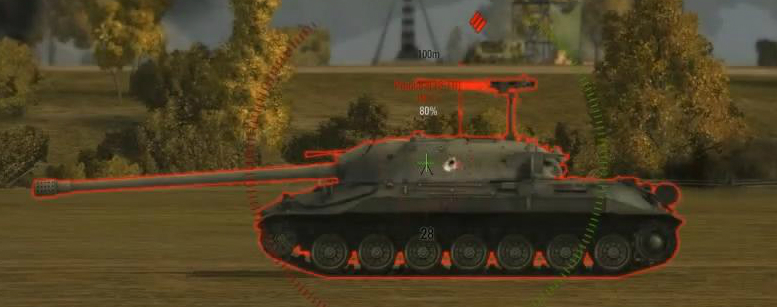 Борт башни ИС-7