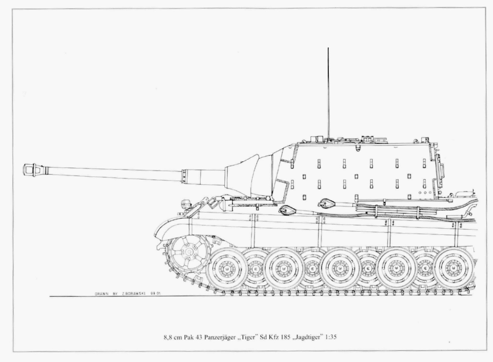 8.8 cm Pak 43 JagdTiger.