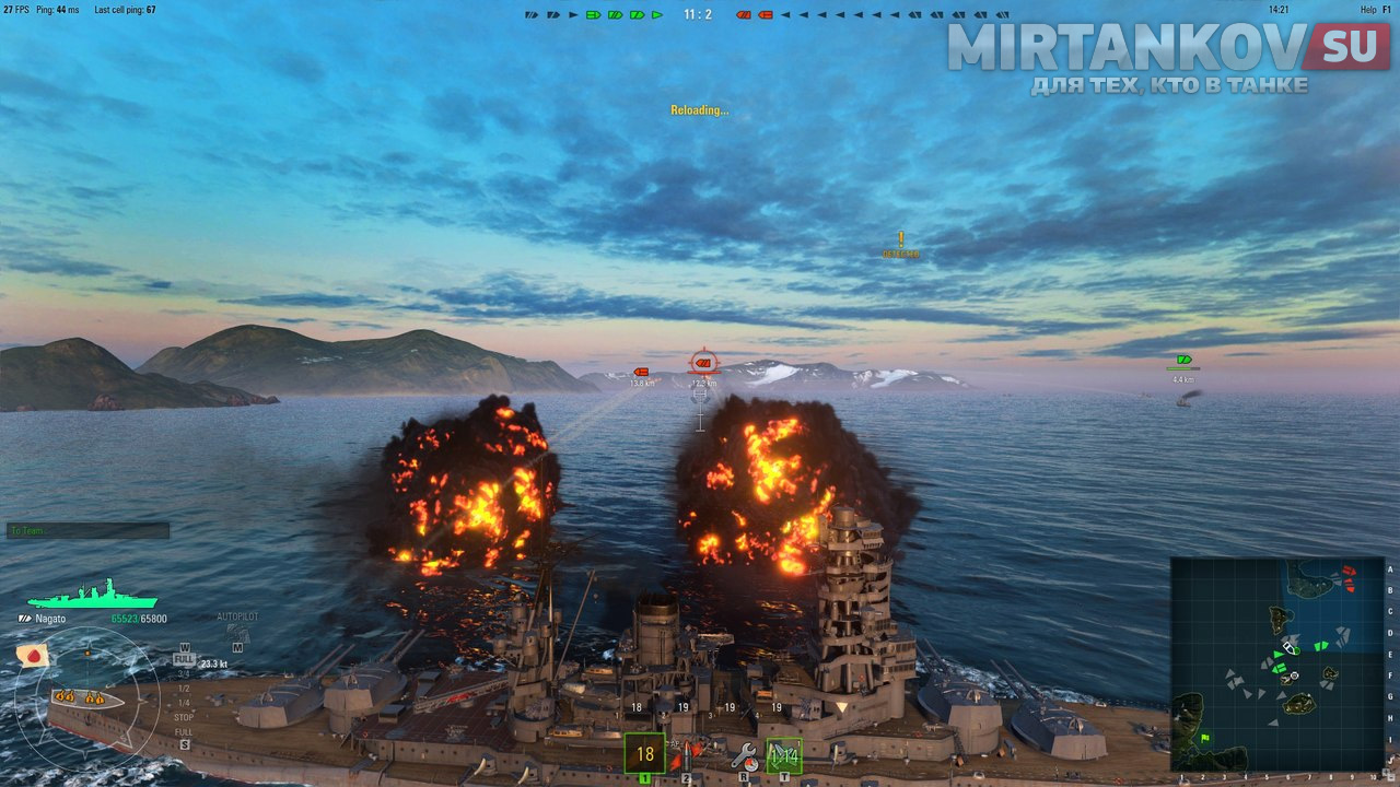 world of warships бой взрывы и геймплей