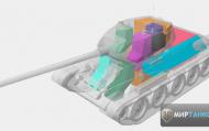 колижен модель танка Т-34-85