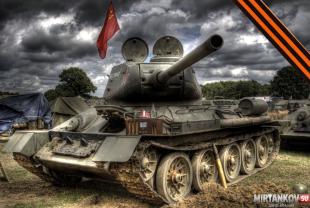 Праздничный обзор ко дню защитника отечества, советского среднего танка Т-34-85