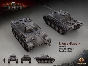 Обзор немецкого среднего танка Panther V