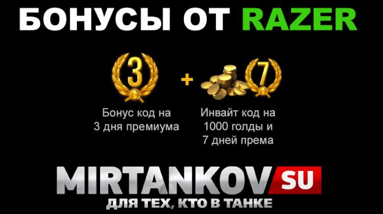 Бонус коды от RAZER Новости