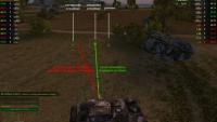Ствол Хаоса - совмещение стандартного и серверного прицела для World of Tanks Ствол Хаоса - совмещение стандартного и серверного прицела для World of Tanks Разные моды