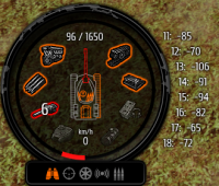 Панель повреждений "Rabbit" для WoT Панель повреждений "Rabbit" для WoT Панель повреждений