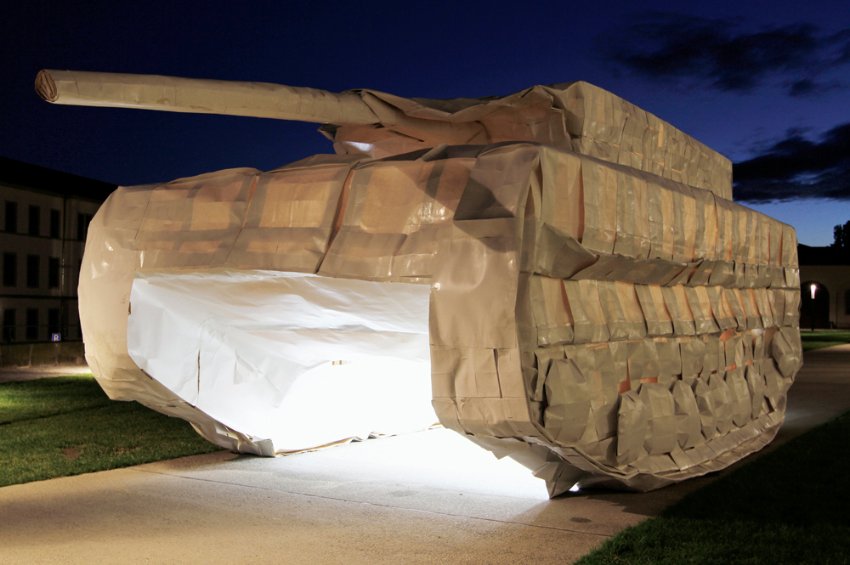 модели танков из бумаги