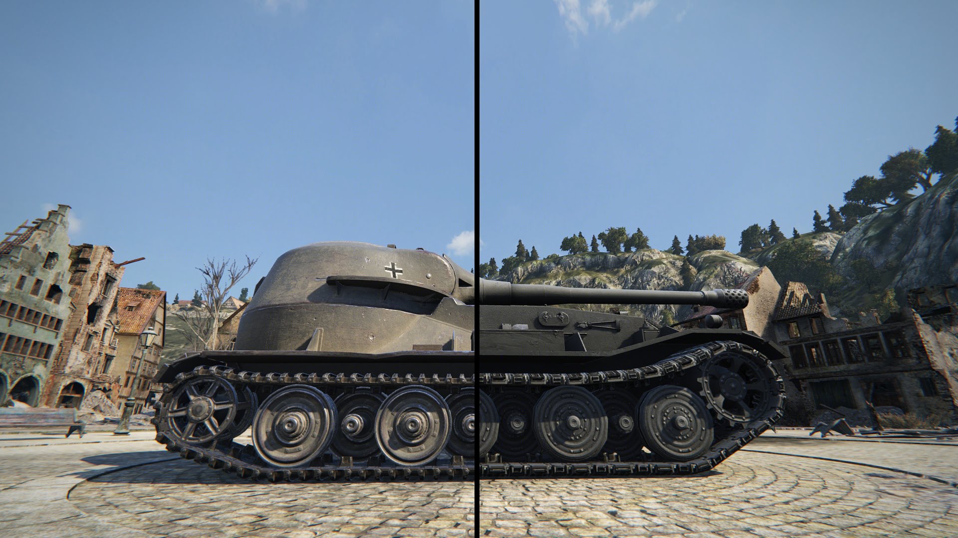Сравнение wot. SD Графика в World of Tanks.